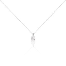 Collier Grace Or Blanc Diamant
