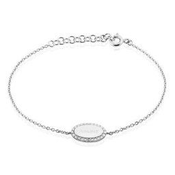 Bracelet Argent Blanc Ankur Oxydes De Zirconium