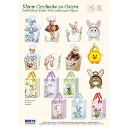 Kit créatif ""emballages cadeaux pour Pâques"", pour 15 emballages