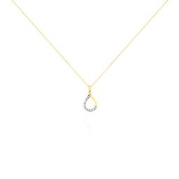 Collier Chrystalise Or Jaune Diamant