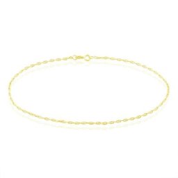 Chaîne De Cheville Maille Marine Or Jaune