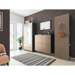Ensemble meubles d'entrée Core-L 4 pièces pour 52 paires Sable