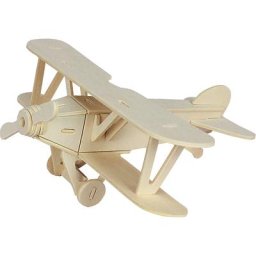Kit créatif maquette en bois ""biplan"", 21 x 9 cm