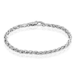 Bracelet Argent Blanc Savanne