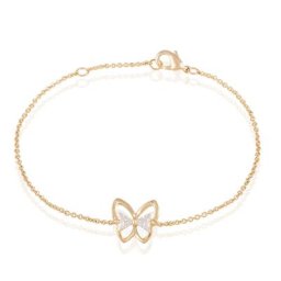 Bracelet Jelissa Plaqué Or Jaune Oxyde De Zirconium
