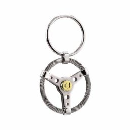 Porte Clefs Mariemeae Acier Bicolore