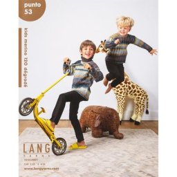 Magazine Lang Yarns ""Punto 53 Kids Merino 120 Dégradé