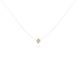 Collier Brody Plaqué Or Jaune Oxydes De Zirconium