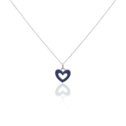 Collier Clarity Argent Blanc Lapis Lazuli