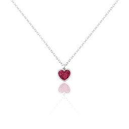 Collier Lara Argent Blanc