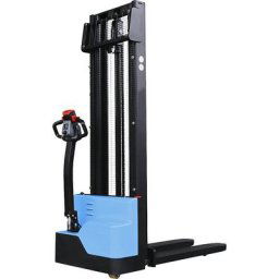 Gerbeur électrique à timon, force 1200 kg, dimensions fourches 1150 x 570 mm