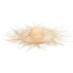 Chapeau de paille ""franges