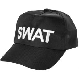 Casquette ""SWAT"", noir