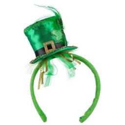 Serre-tête mini chapeau ""Saint-Patrick