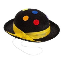 Mini-chapeau Melon ""pois"", couleurs variables