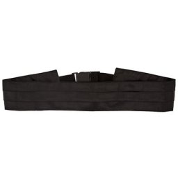 Ceinture Cummerbund, noir