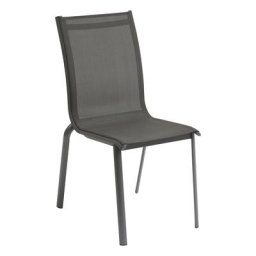 Chaise de jardin empilable Axant Anthracite Graphite