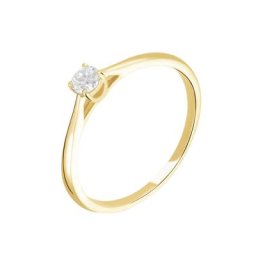 Bague Solitaire Or Jaune Victoria Diamant