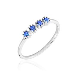 Bague Karrie Argent Blanc Oxyde De Zirconium