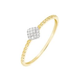Bague Hanadi Or Jaune Diamant