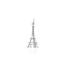 Pendentif Paco Argent Blanc