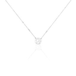Collier Livia Argent Blanc
