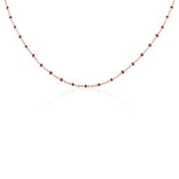 Collier Argent Rose Alize