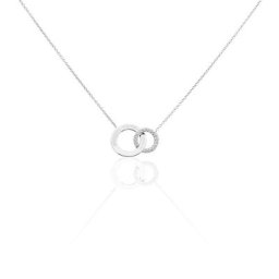 Collier Ananth Argent Blanc Oxyde De Zirconium