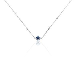 Collier Argent Laldilon Oxydes De Zirconium