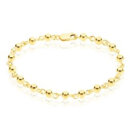 Bracelet Diona Maille Boule Or Jaune