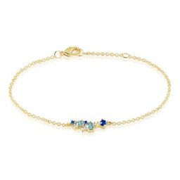 Bracelet More Plaqué Or Pierre Artificielle