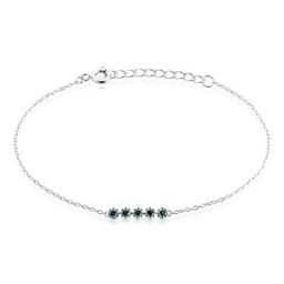 Bracelet Karrie Argent Blanc Oxyde De Zirconium