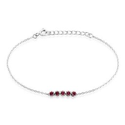 Bracelet Karrie Argent Blanc Oxyde De Zirconium