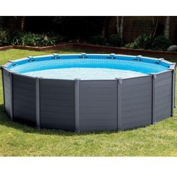 Piscine tubulaire Graphite 478 x 124 cm Unisexe