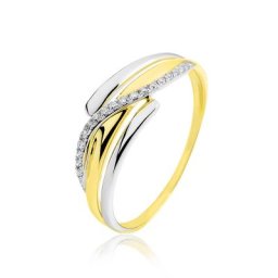 Bague Bodil Or Bicolore Diamant