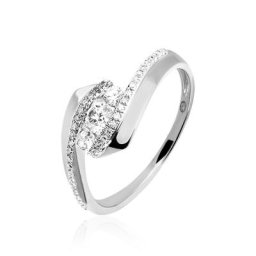 Bague Barbara Or Blanc Diamant