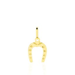 Pendentif Egide Fer A Cheval Or Jaune