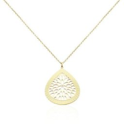 Collier Sautoir Acier Doré Iwona