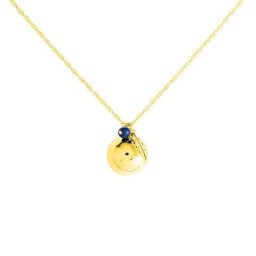 Collier My Bola Acier Jaune Aventurine