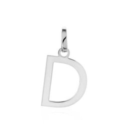 Pendentif Ionia Lettre Or Blanc
