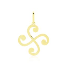 Pendentif Cobeia Croix Basque Or Jaune