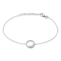 Bracelet Argent Ursine Oxydes De Zirconium