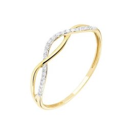 Bague Nucia Or Jaune Diamant