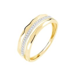 Bague Mauna Or Jaune Oxyde De Zirconium