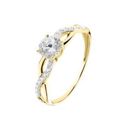 Bague Tilla Or Jaune Oxyde De Zirconium