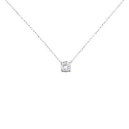 Collier Collection Victoria Or Blanc Diamant Synthetique