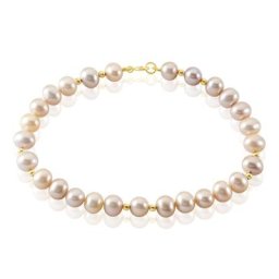 Bracelet Multicolore Or Jaune Perle De Culture