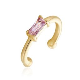 Bague D'oreille Unitaire Grishilde Plaqué Or Oxyde De Zirconium