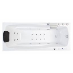 Baignoire Balnéo Ocean 170x70 à gauche Made in Germany 18 buses avec robinet