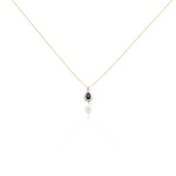 Collier Or Jaune Angelika Saphir